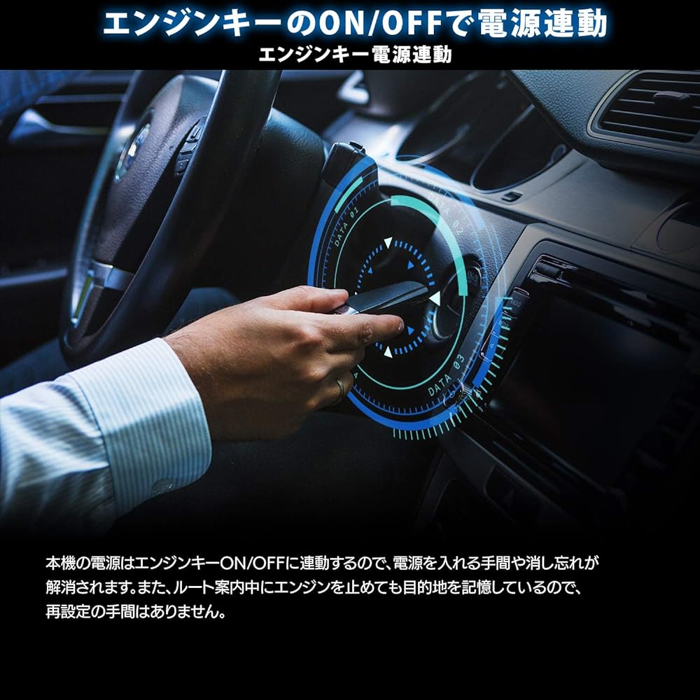 [Enplace] Portable Car Navigation 5 Inch 8GB Built-in One Seg Tuner Compatible with 12V/24V Cars 2020 Version DT-Y520