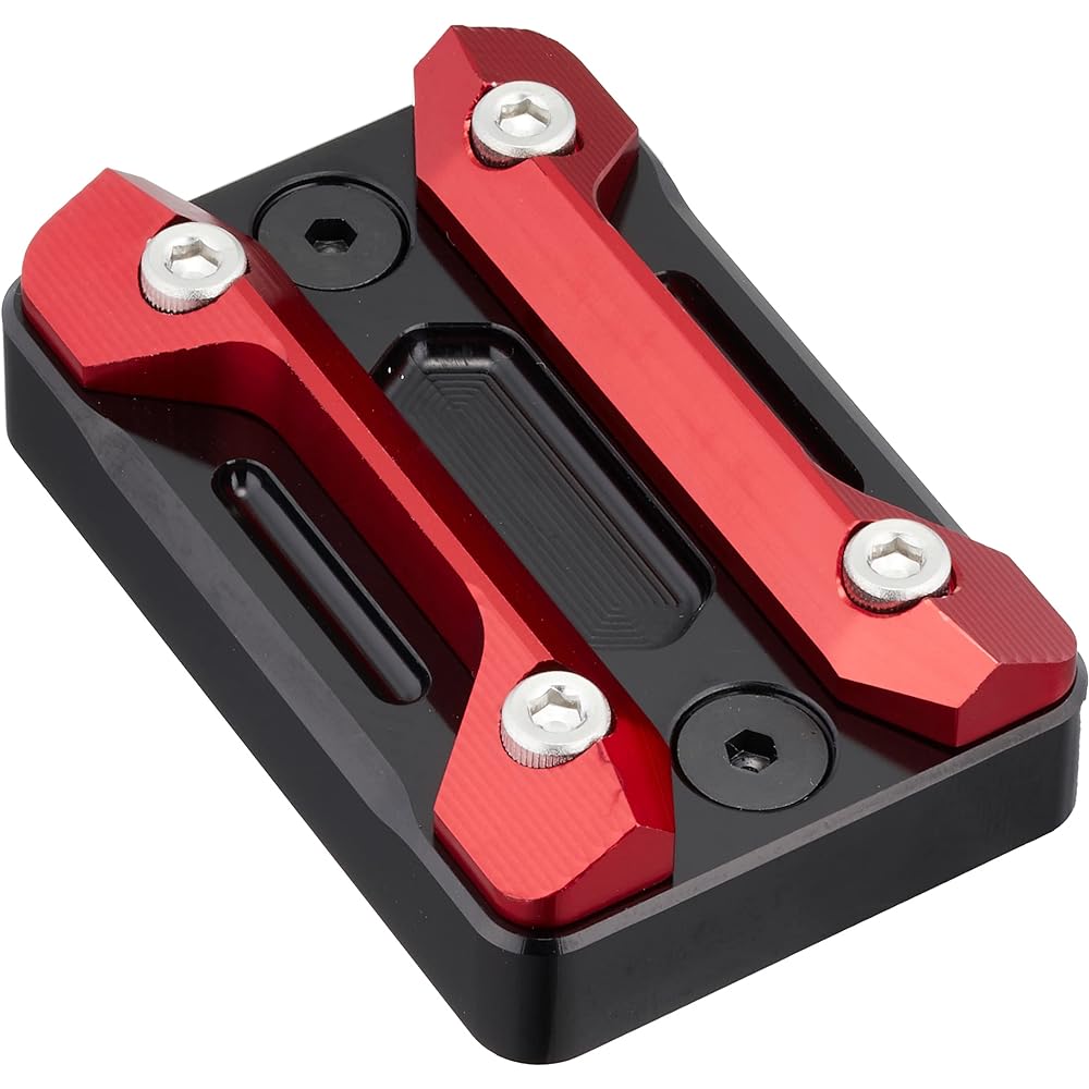 KITACO Master Cylinder Cap Type 2 (Black/Red) Grom Ducks 125 Super Cub C125 CBR250R GB350/S PCX125 Cygnus X etc. 524-0002030