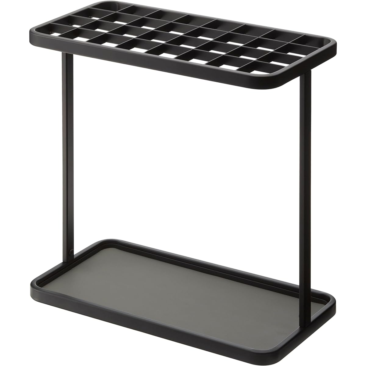 Yamazaki Jitsugyo 2753 Umbrella Stand for 32 Black Approx. W43.5 x D22.5 x H42.5cm Frame Umbrella Stand Slim Large Capacity Entrance