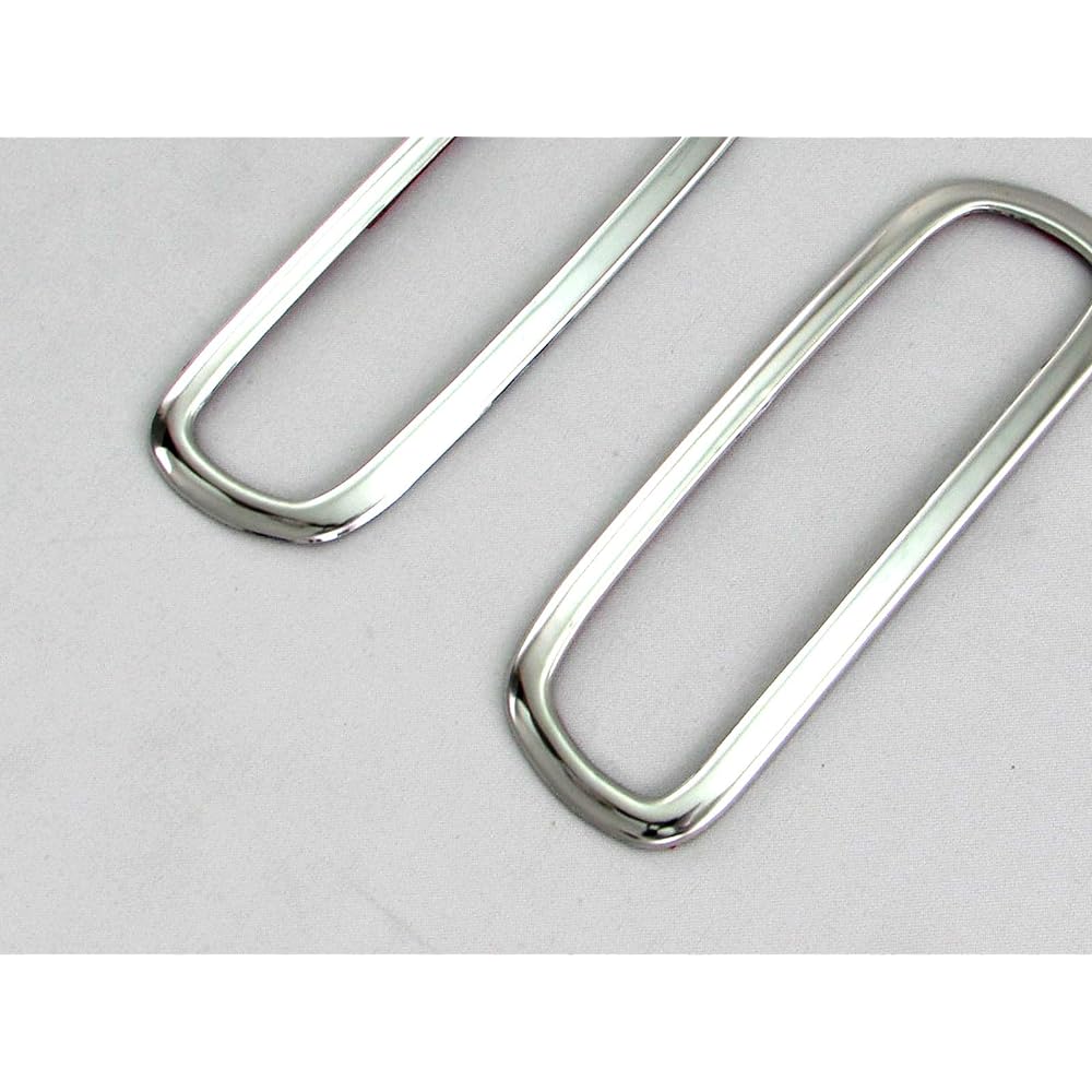 BRIGHTZ Dutro Super Mirror Stainless Plated Door Pocket Ring 2PC [TRUCK-S-026] 41819