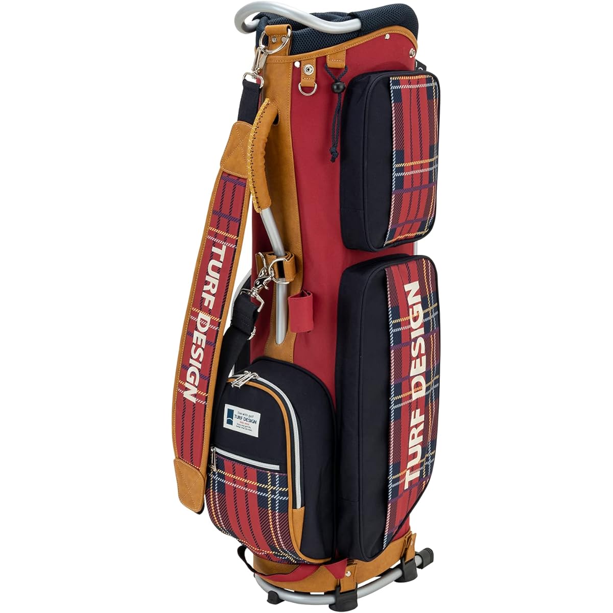 TURF DESIGN Check Series Caddy Bag