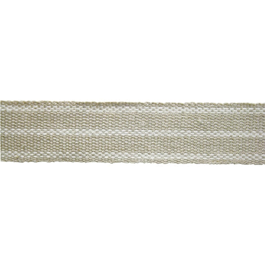 Tokyo Ribbon Linen Basic Stripe #01 18mm×20m