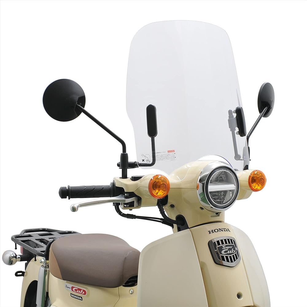 Asahi Windshield (AF ASAHI) Windshield Super Cub 50 (2BH-AA09)/Super Cub 110 (2BJ-JA44) (8BJ-JA59) CUB-F3