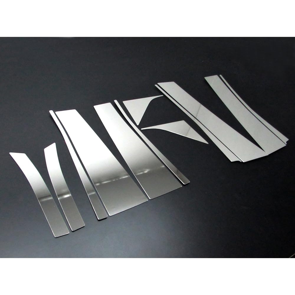 BRIGHTZ Alphard Hybrid AYH30W Super Mirror Stainless Plated Pillar Panel Visor Useful 12PC [PIL-SIL-098] AYH30 AYH H30 30 Alphard Alphard Hybrid Hybrid Alphard Hybrid Alphard Hybrid Alphard Hybrid 19896