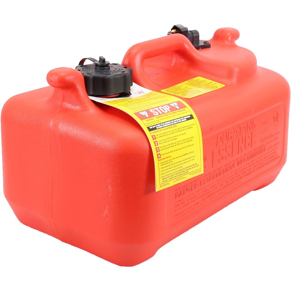 Johnson Evinrude OMC Duratank 6 Gallon Portable fuel Gas tank 5008623
