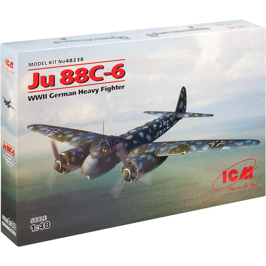 ICM 1/48 Luftwaffe Junkers Ju88C-6 Heavy Fighter Plastic Model 48238
