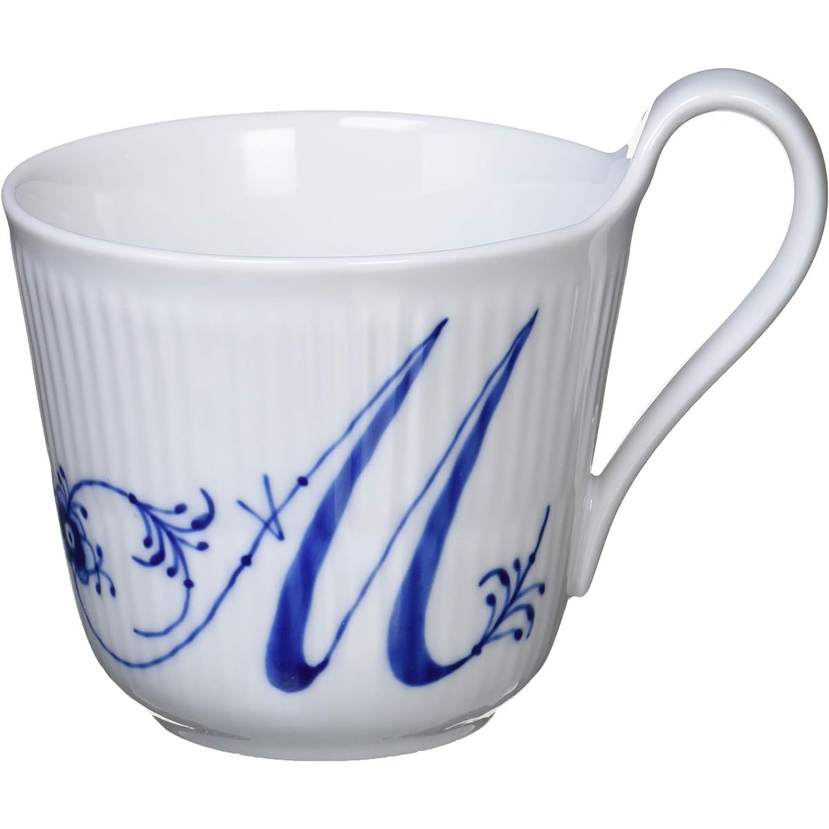 [Regular Imported Product] Royal Copenhagen Blue Fluted Plain High Handle Mug 330ml "M" Wedding Gift 1017158