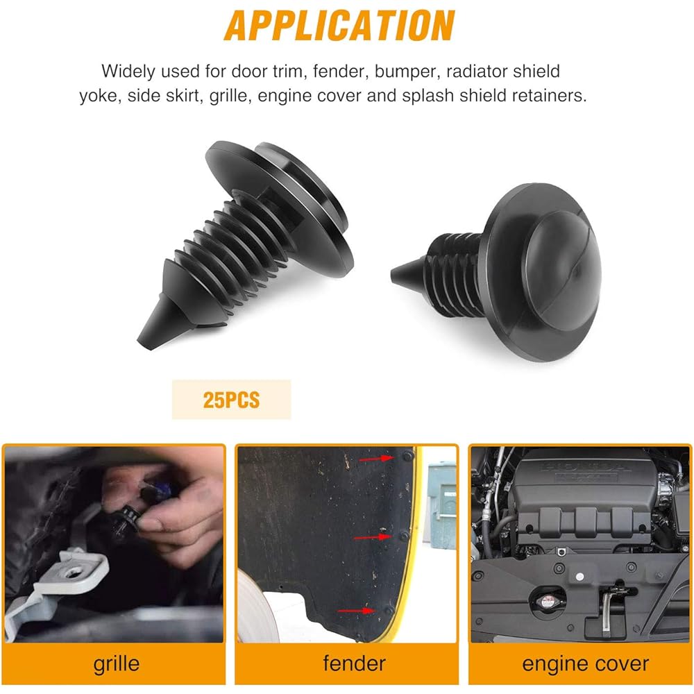 GOOACC OEM # n805155-S Interior de Avacuated Panel Clip Box (2919T quantity: 25 Ford)