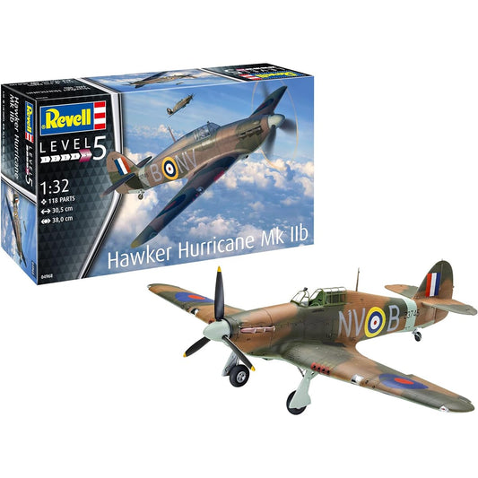 German Revell (Revell) 1/32 Royal Air Force Hawker Hurricane Mk.IIB Plastic Model 04968 Molding Color