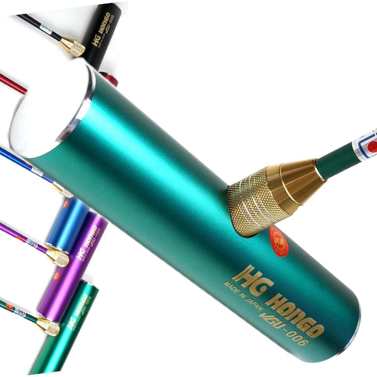 Gateball stick head case set zoom (telescopic) type with special case SH-1171 HONGO Gate ball set model (green) Unisex