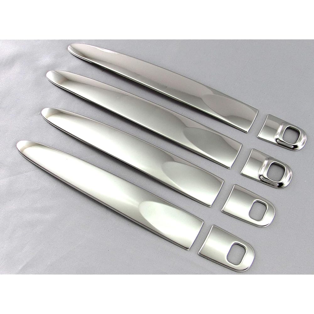 BRIGHTZ Wake LA700S LA710S Super Mirror Stainless Plated Door Handle Cover Knob Half Cover Type [TNT600-NOBU-HS-AD0AE2FD0FH2] LA700S LA710S LA700 LA710 LA A700 A710 43828