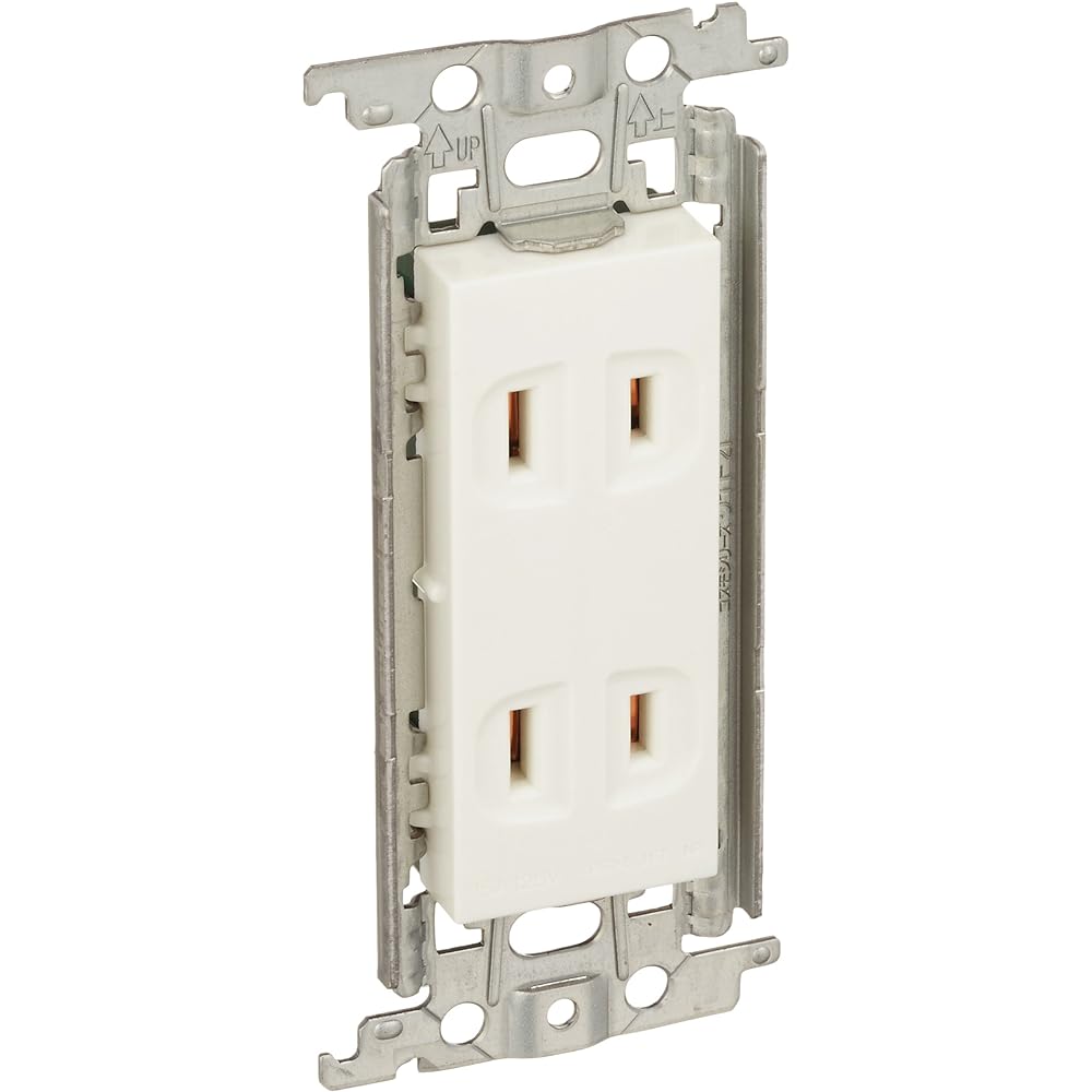 Panasonic Cosmo Series Wide 21 Embedded Double Outlet White WTF1502WK 10 Pieces