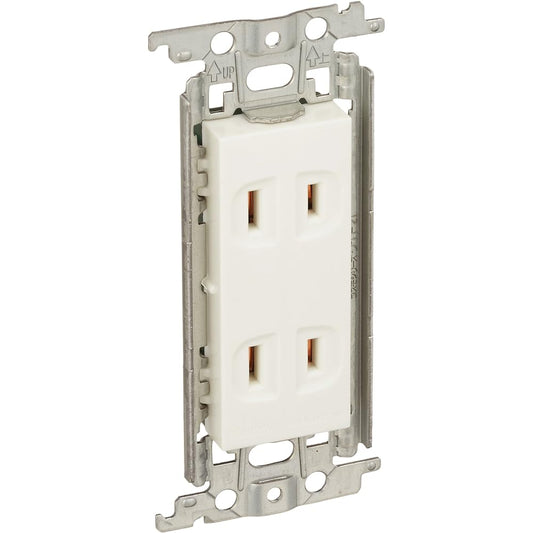 Panasonic Cosmo Series Wide 21 Embedded Double Outlet White WTF1502WK 10 Pieces