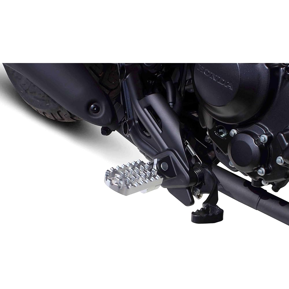 SP TAKEGAWA Billet Wide Step Kit Silver CL250(MC57)/CT125(JA55)/Rebel 250(MC49) 06-13-0088