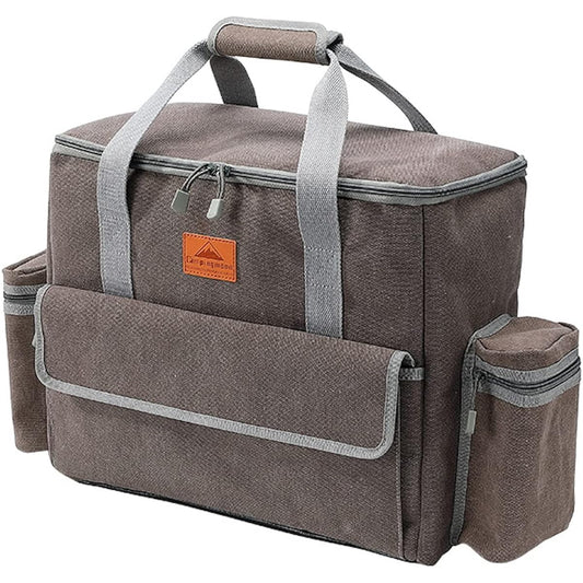 Camping Moon (CAMPING MOON) Iwatani Robatayaki Aburiya II Dedicated Storage Bag Made of Canvas Outdoor Cassette Stove Cassette Gas Storage Storage Box B-550C