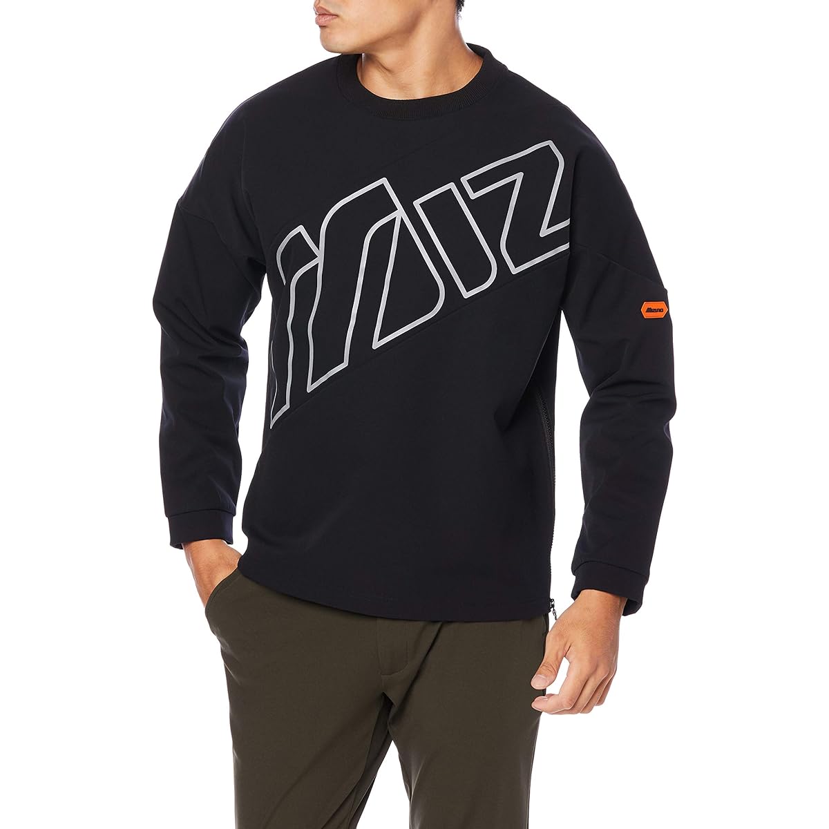 [Mizuno] Sports Style Apparel Tex Sweat Crew Neck D2MC0507