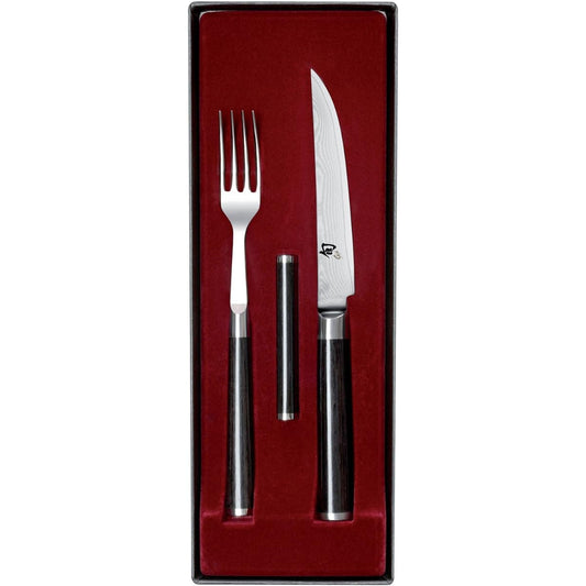 Kaijirushi Shun Classic Steak Knife Fork Set Made in Japan Luxury Table Knife Professional Specification Present