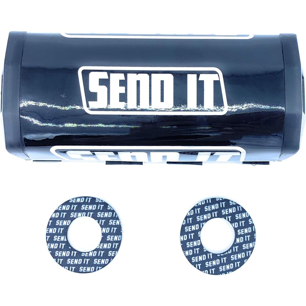 SEND IT Barpad Douts Dart Bike with Handle Bar ATV Crossbar Black Square type