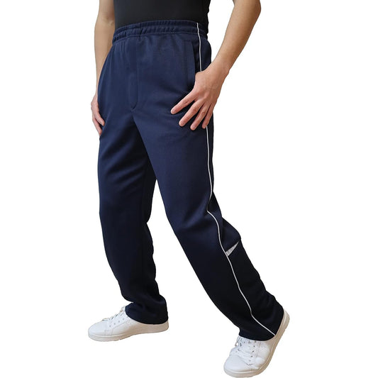 [Little Island] Men's Jersey Pants, Straight Type, Jersey Pants (Front Open/With Reflective Material)