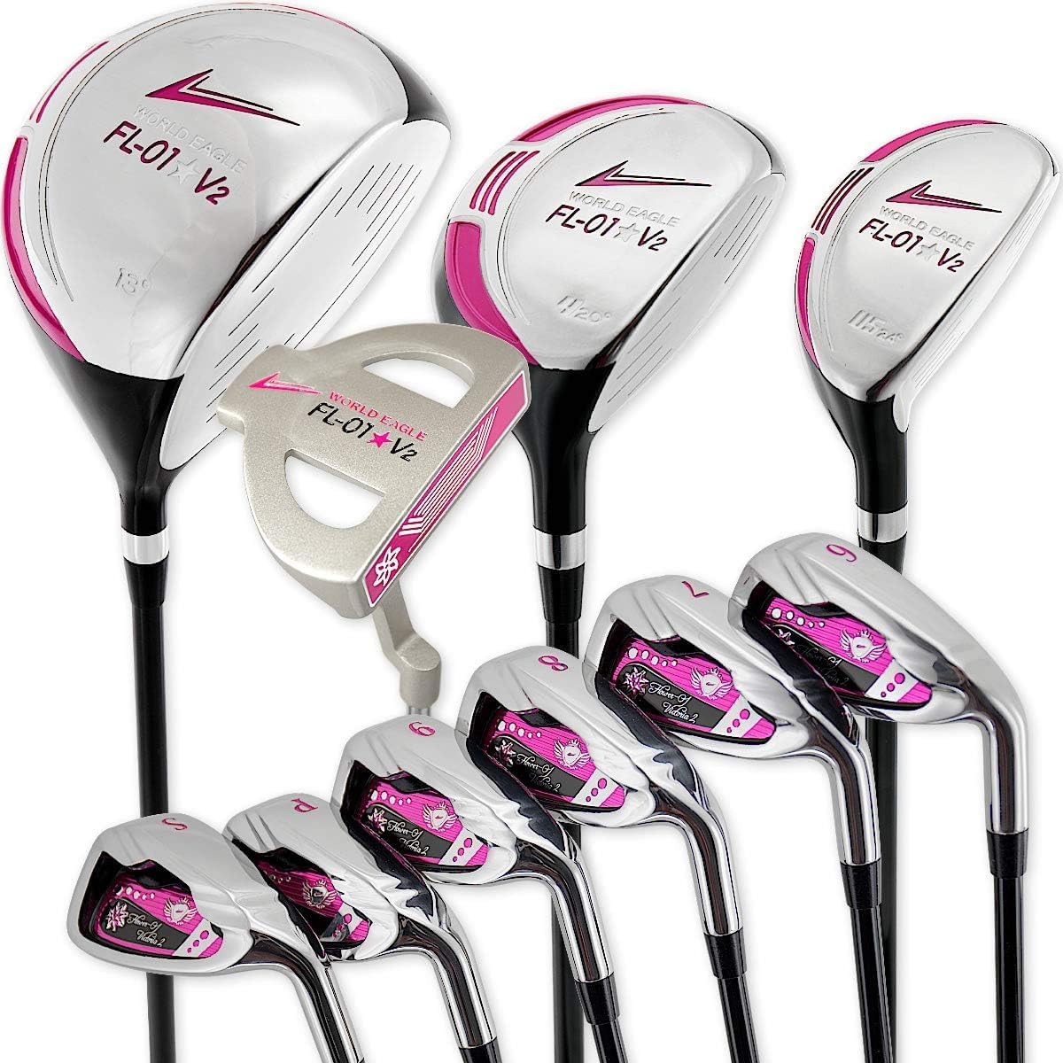 WORLD EAGLE FL-01V2 Club Set of 10 Ladies/Right Hand Bag: Not Included Beginner