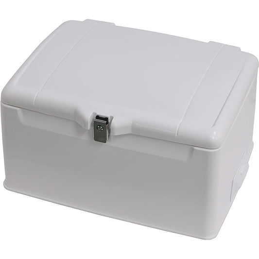 AF ASAHI Rear Box Collection/Delivery Carry with Painted Lid 110-148L Large Capacity Storage Lid White/Body White AB-5W