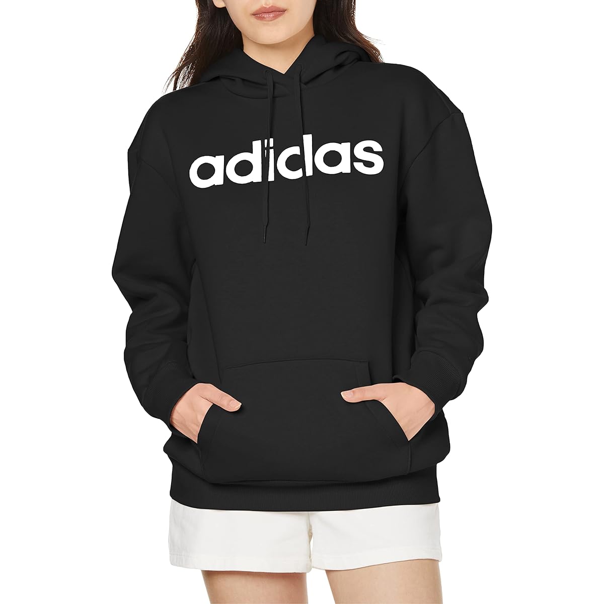 [Adidas] Sweatshirt Hoodie Essentials Oversized Fleece Parka IXV21 Women's