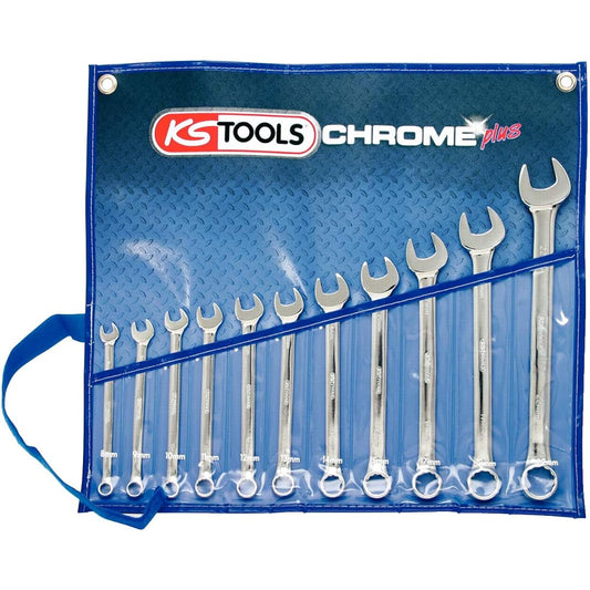 KS TOOLS CHROMEplus Combination spanner set offset 11 pcs CHROMEplus Combination spanner set offset 11 pcs 518.0641