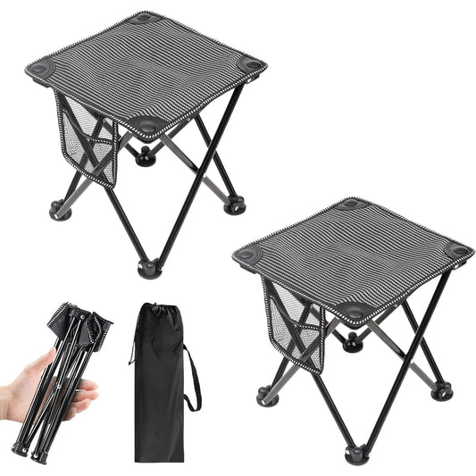 UPF Camping Chair Set of 2, Ultra Lightweight Folding Chair, Instant Storage in 1 Second, Outdoor Chair, Compact, Folding Chair, Load Capacity 150kg, Portable, Camping Chair, Stylish, Portable Chair, Storage Bag Included, Convenient to Carry, Folding Cha