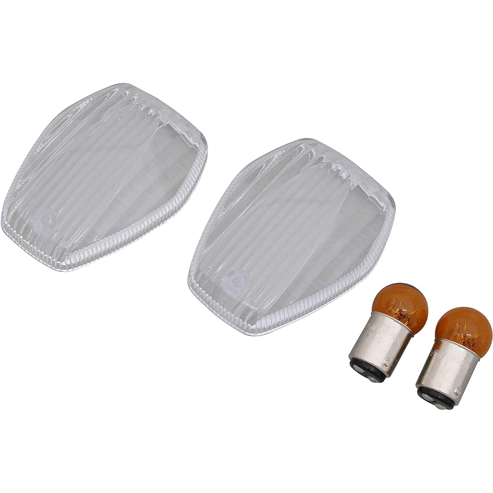 POSH Motorcycle Supplies Custom Turn Signal Lens Set CBR1000RR('04~'05) CB1300SF('03~'05) CB400SF SPEC3('04~'05) Others Smoke Double Ball 058279