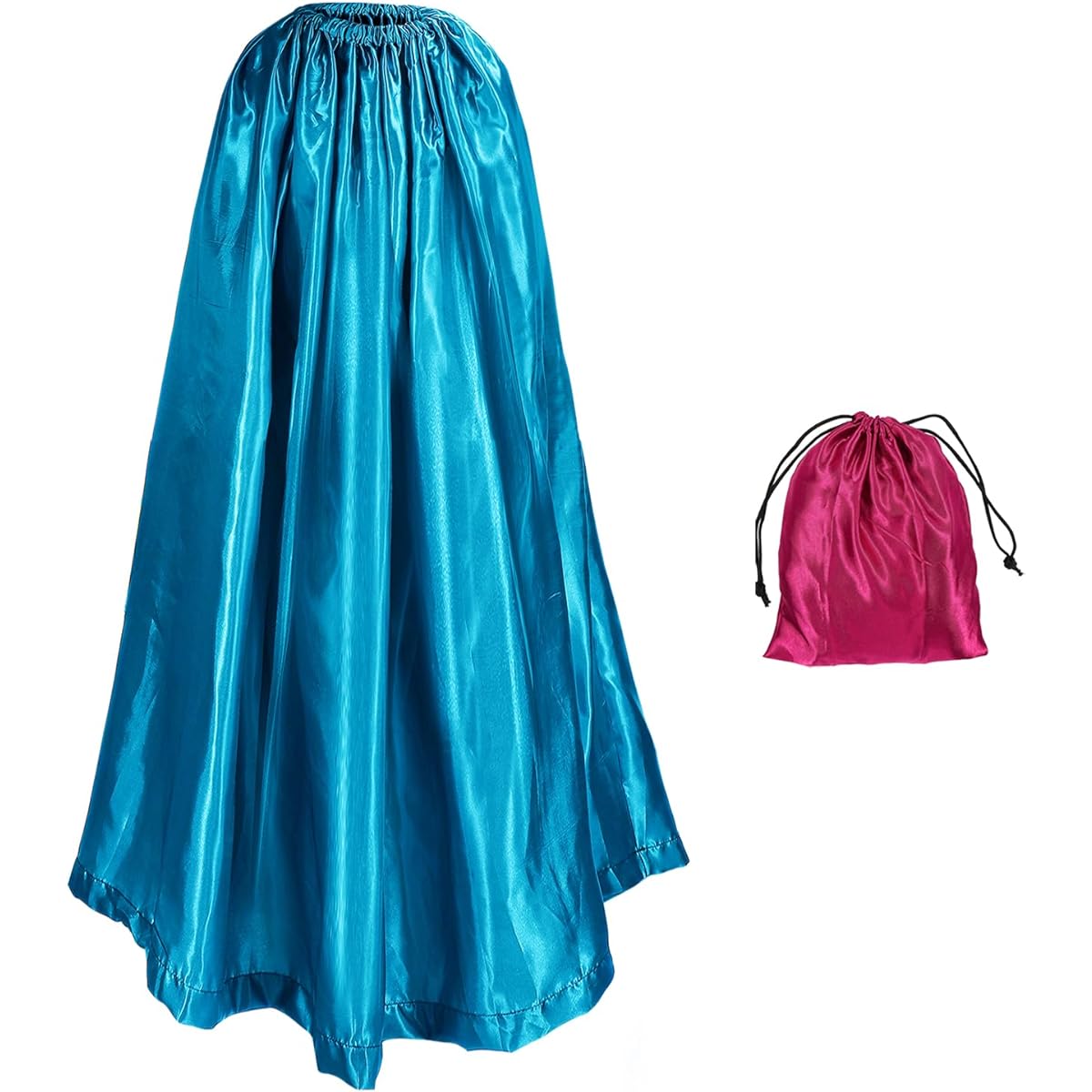 PATIKIL Portable Changing Room 1.4M Length Instant Dress Up Cover Up Tent Privacy Shelter for Beach Boat Camping Contest Teal Blue