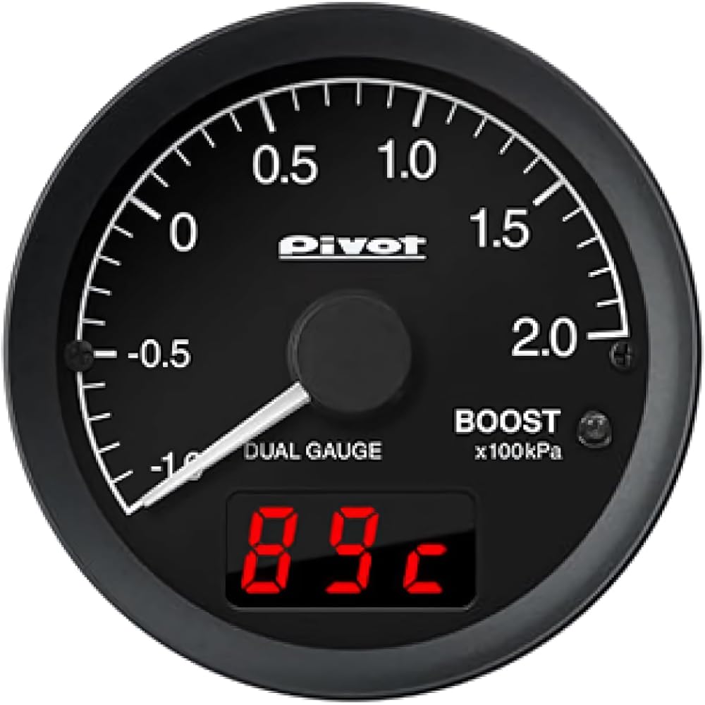 PIVOT meter [DUAL GAUGE RS] Boost meter DRXB