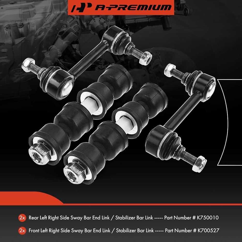 A-PREMIUM 4 pieces front & rear swar link kit Stabilizer Barlin Bouwic Land Deboula Sevolé Chevolet Seventer Venture Allzmoville Silhouette Silhouette Silhouk Aztech Montana Saturn Relay