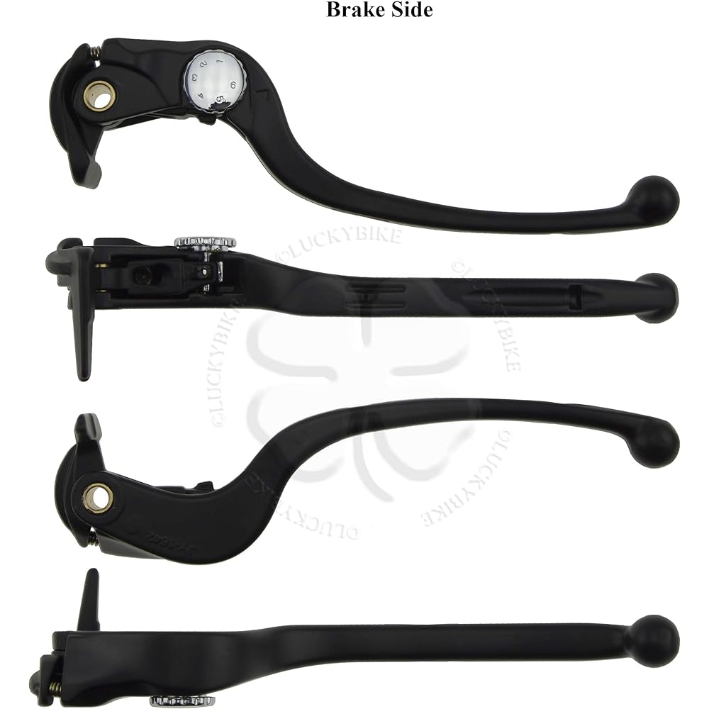 Suzuki GSXR 600 750 06-19 Black brake & clutch hand lever hand for handle