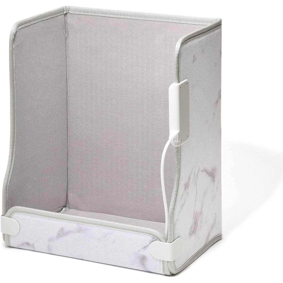 Francfranc Panel Heater Marble 3 Level Adjustment No Wind No Sound No Drying Underfoot Foldable Storage Compact