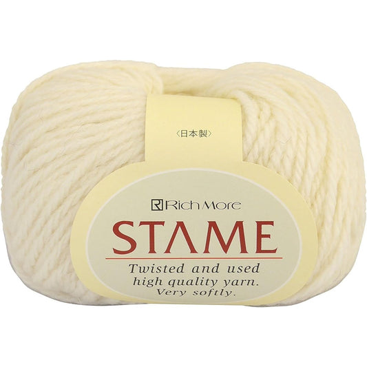Hamanaka Richmore Starme Wool Thick Col.31 White 50g Approx. 100m 10 Ball Set 2064