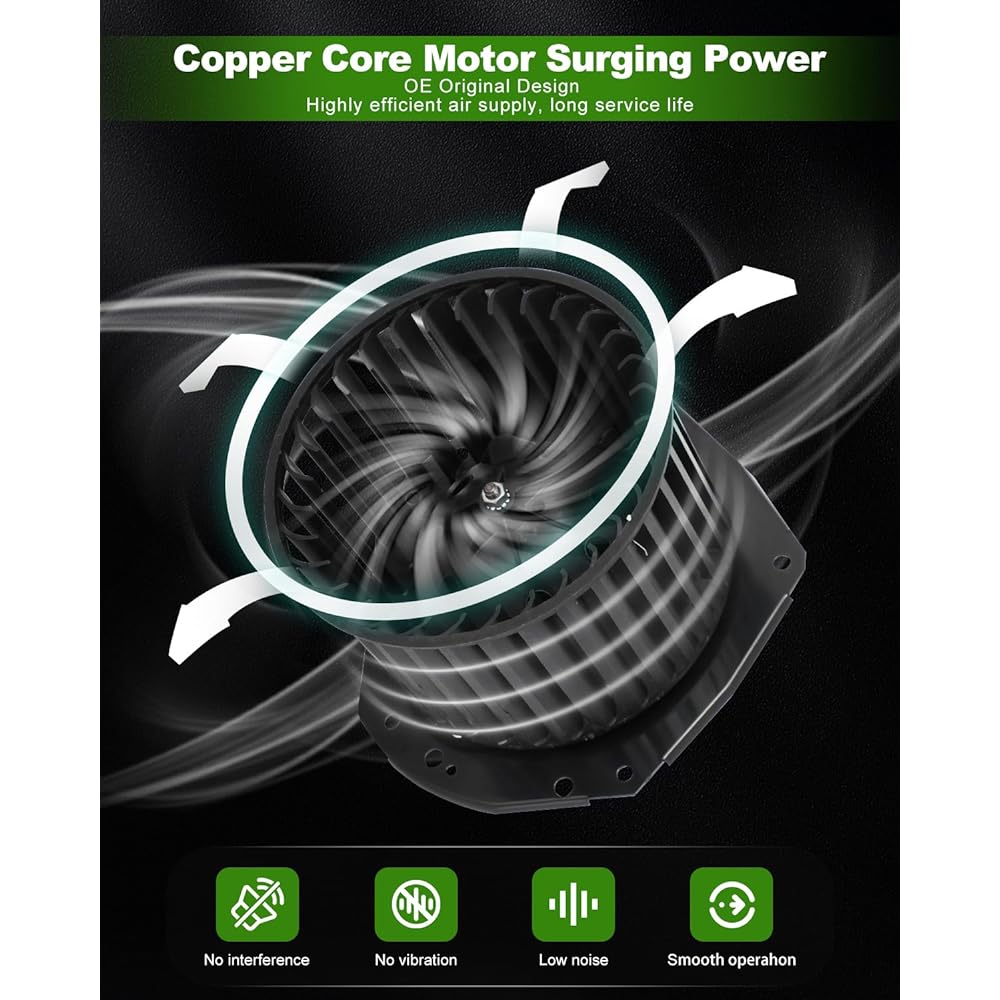 SciTOO ABS AC heater blower motor fan Chevrolet HVAC Blower motor replacement Chevrolet C1500/1995-1996 Chevrolet C1500 For Subvan