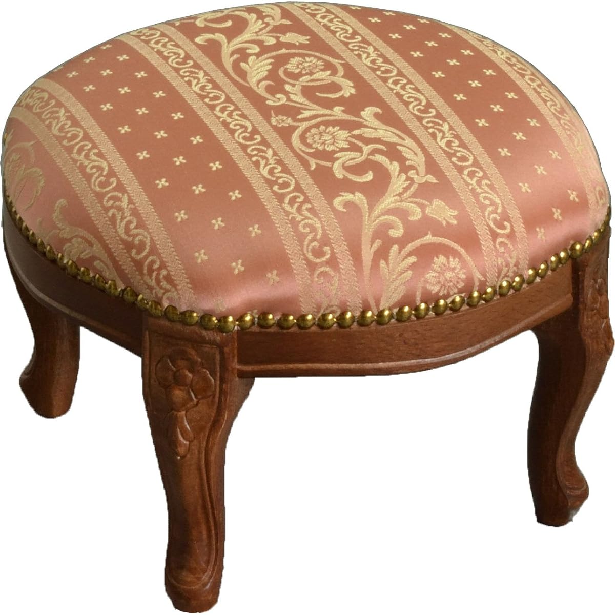 Royal Arden Mini Stool Made in Italy Round 26cm Pink 51451