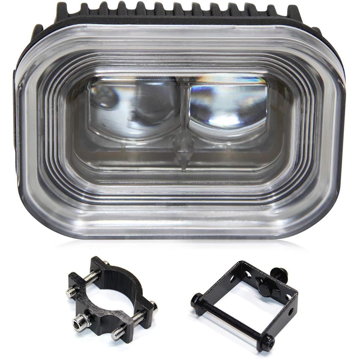 OPL5 4 -inch Universal Motorcycle LED Head Light Driving Light Running Light LED Head Light Work Light White HI/LO BEAM Motor Bay Head Light ATV Truck E For Truck E (1 piece)