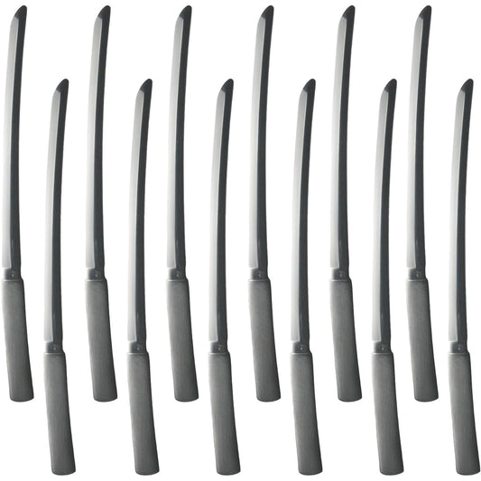 Nagao Japanese Sweets Yokan Pick Knife Japanese Sword Set of 12 Made in Japan