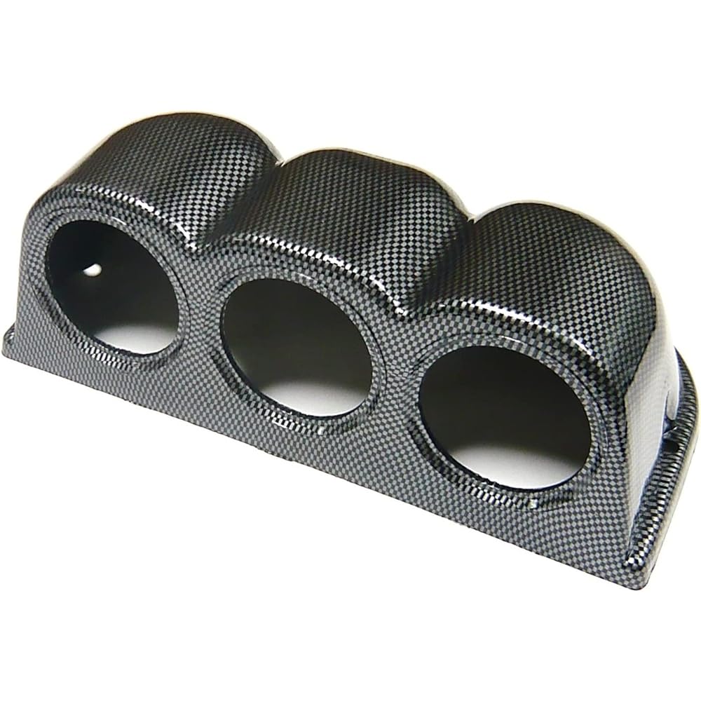 Customize 52? 3-Gang Meter Hood for 2-Inch Meter Carbon Tone Meter Holder