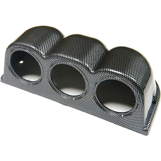 Customize 52? 3-Gang Meter Hood for 2-Inch Meter Carbon Tone Meter Holder