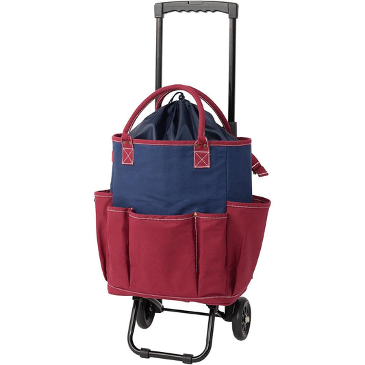 Rep COCORO Carry Cart Shopping Cart Picnic Danny Folding (Cold Keeping Heat Retention Function) Red 458112