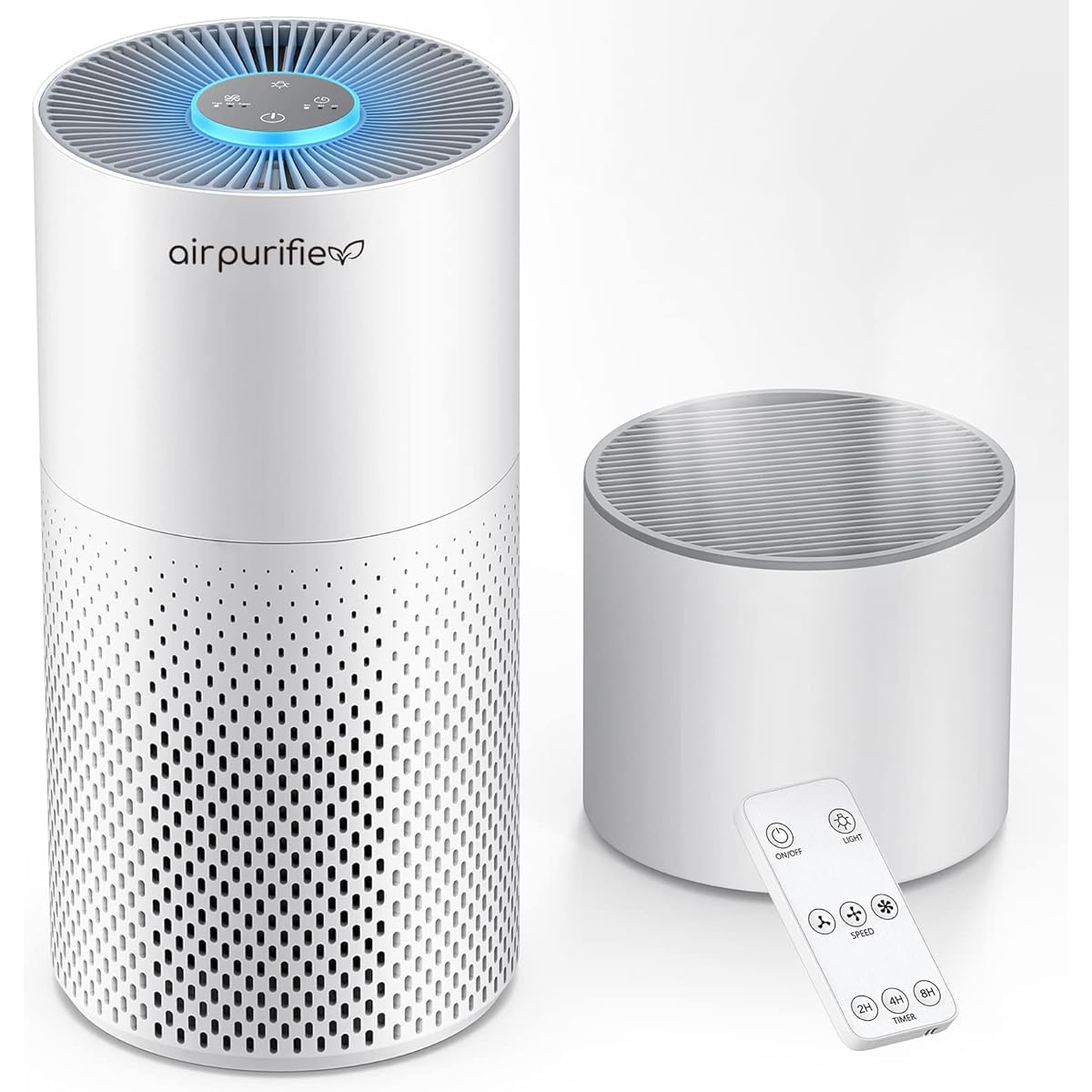 Afloia Air Purifier with Humidifier, 30 Tatami Mats, Powerful Purification, Compact, 3-level Air Volume Adjustment, 7 Color Conversion Light, Timer Included, Deodorizing, Disinfecting, Dust Collection, Pollen/Dust/Tobacco/Pet/PM2.5, 3-Layer HEPA Filter