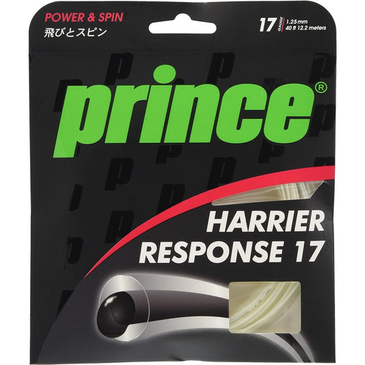 Prince Hardball Tennis Gut Harrier Response 17 7JJ032 Clear White