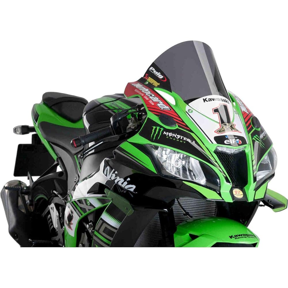 Puig 9849F RACING SCREEN [DARK SMOKE] Kawasaki ZX-10R (16-19) Pooch Screen Cowl