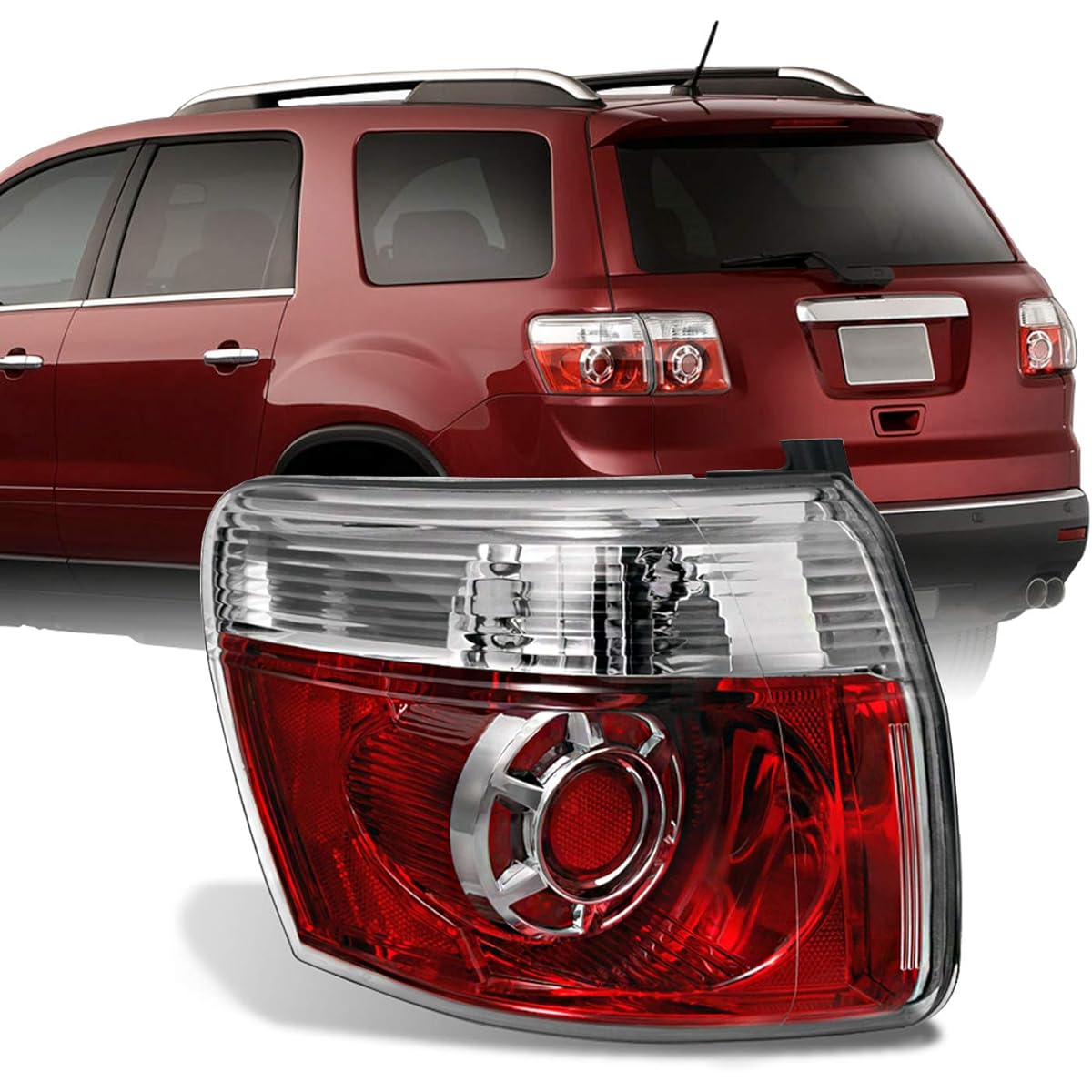 GMC ACADIA SUV Outer Piece Redria Brake Tail Light Tail Brake Lamp Ramp Driver left LH replacement