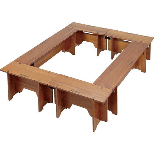 CAPTAIN STAG Table Fire Grill Table Set 6P with Storage Bag CS Classics UP-1048