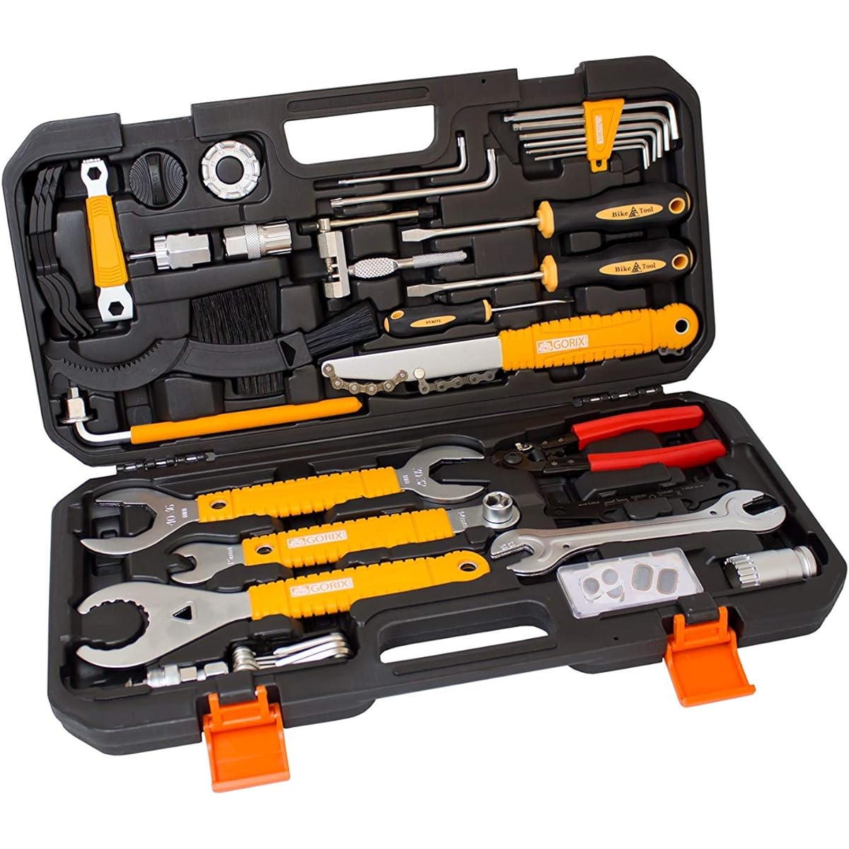 GORIX Bicycle Tool Set [Shimano Compatible, Self-Maintenance] Maintenance, Parts Replacement, Professional TBX Series (31-piece Set (TBX2))