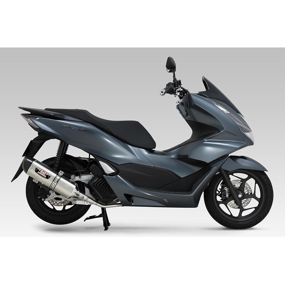 YOSHIMURA Full Exhaust PCX160 (21-22/23) Mechanical Bent R-77S Cyclone EXPORT SPEC Government Certification Satin Finish Carbon End YOSHIMURA 110A-49G-5130