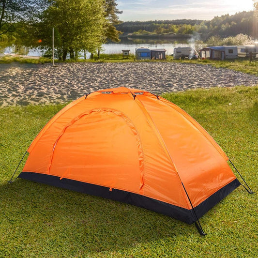 Camping tent, waterproof camping hiking tent, outdoor one person leisure waterproof tent for camping fishing climbing